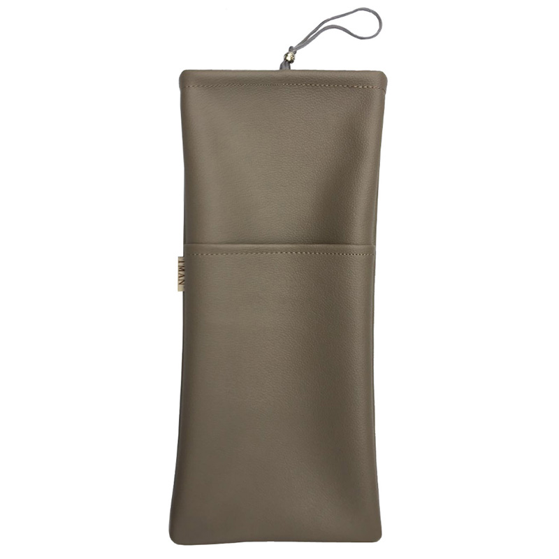 TMAN 皮质键盘袋 键盘收纳包键盘收纳袋机械键盘袋68键87键108键 适用罗技K380 K480 K580苹果妙控轻薄外设