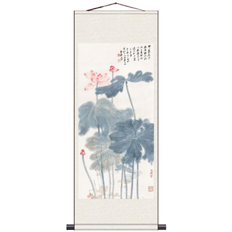 張大千水墨仿古風(fēng)花鳥(niǎo)畫(huà)