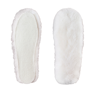 足力健加厚真纯羊毛保暖鞋垫皮毛一体女士新款冬季加绒男东北防寒