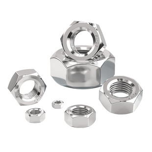 防锁死螺母304不锈钢煮油5-M30防咬死六角螺帽锁无忧螺丝帽DIN934