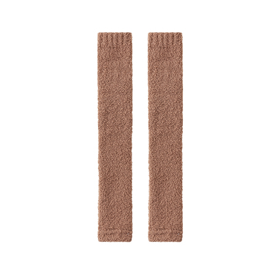 珊瑚绒护膝袜套孕妇专用