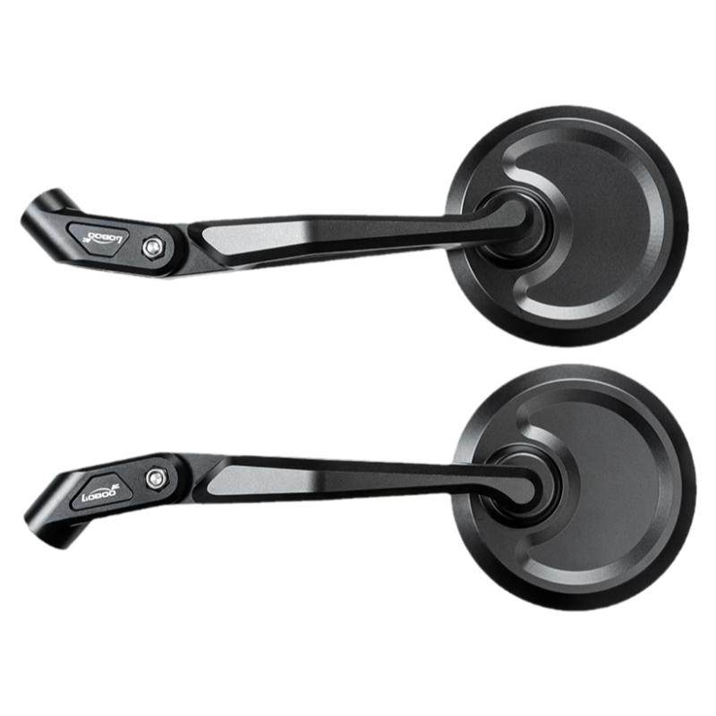 LOBOO萝卜摩托车后视镜大视野折叠倒车镜超广角宝马春风KTM防眩目