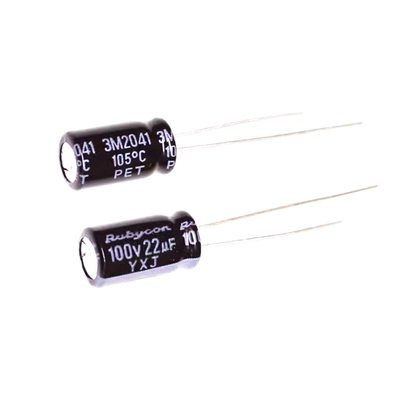 进口电解电容100v22uf红宝石包邮