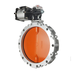 气动粉尘蝶阀V2FS/V1FS粉体水泥称仓放料通风蝴蝶单双法兰