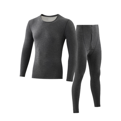 男士羊绒蚕丝保暖内衣德绒加厚