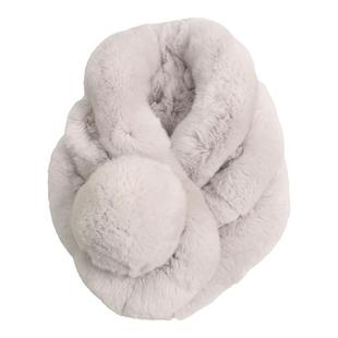 100%整皮獭兔毛围巾女冬季韩版加厚保暖毛绒皮草围脖可爱真毛领子