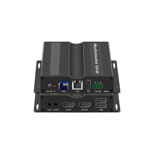 阿卡斯电子 HDMI音视频光端机KVM光网一体机4K30HZ高清无损光纤延长器USB键鼠双向音频多发多收光纤收发器