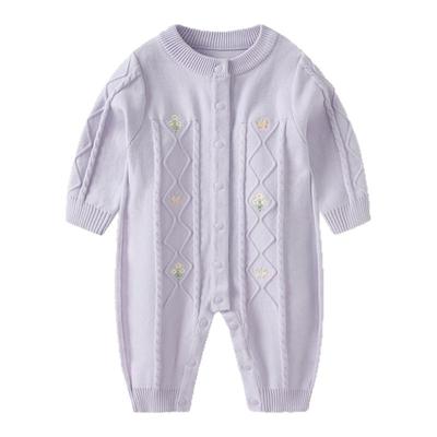 女宝连体衣宝宝洋气秋冬爬服