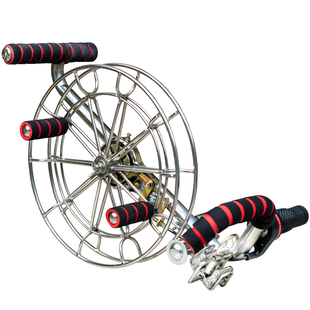 风筝轮线轴不锈钢背带轮高端大型成人高档收线轮盘大人专用儿童