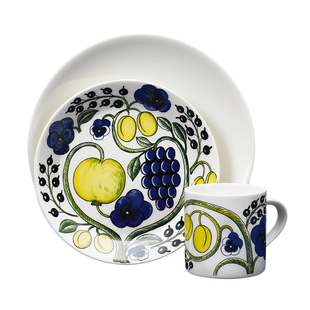 芬兰进口Arabia硕果咖啡杯碟马克杯子圆盘碗陶瓷餐具水壶北欧田园