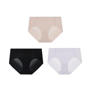 2/3件包丨爱慕柔感小裤女士内裤净痕抗菌底裆纯色中腰平角裤25秋