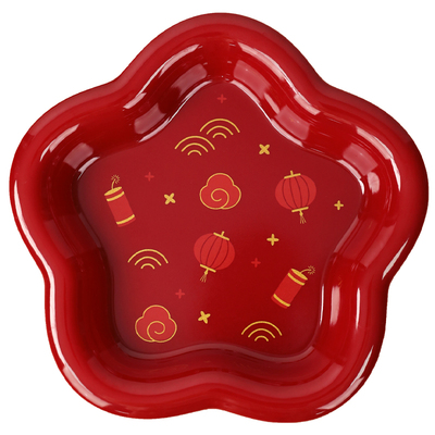 新年红色果盘2026新款春节水果盘