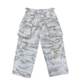 Grailz ProjectGR 24fw Cargo大口袋迷彩廓形工装裤水洗做旧长裤