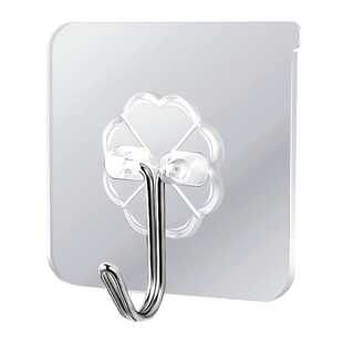 挂钩粘胶墙壁贴承重透明无痕挂勾贴钩免打孔钩子粘贴粘钩收纳