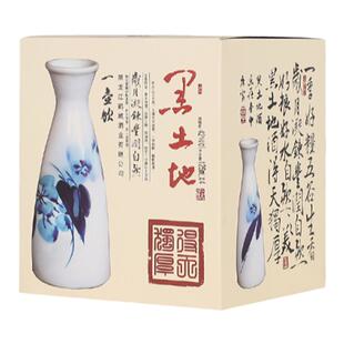 黑土地官方旗舰店纯粮食白酒一壶饮42度52度高度浓香型小瓶装整箱