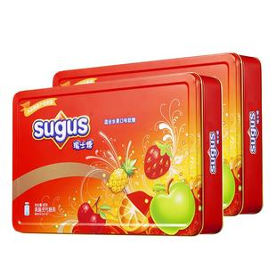 瑞士糖混合水果味软糖413g2盒装年货礼盒装送礼糖果年货零食喜糖