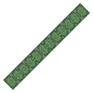 爱奇葩 设计师原创丝光叠彩桌旗茶桌垫布桌布茶席新中式禅意茶旗