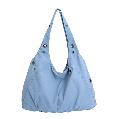 大容量轻便速干尼龙布托特包单肩