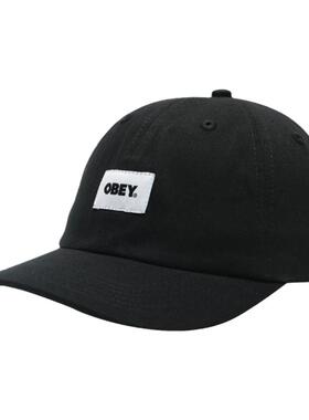 OBEY标签Logo情侣鸭舌棒球帽