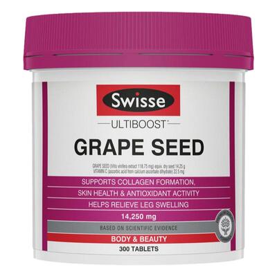 澳洲Swisse葡萄籽烟酰胺180粒