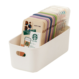 收纳盒桌面抽屉存放杂物整理宿舍神器手机壳储物盒子零食整理筐