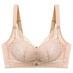 夏季内衣女小胸薄款0.5cm无钢圈文胸罩聚拢收副乳防下垂上托透气