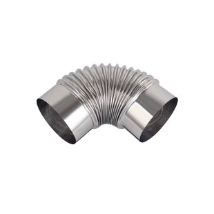 加厚白铁皮烟囱管不锈钢烟囱管排烟管烟囱防风三通弯头取暖炉配件