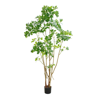 高级轻奢仿真鸭脚木假绿植盆栽