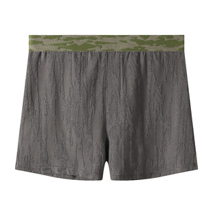 男士阿罗裤内裤男款纯棉宽松短裤男生裸睡无束缚睡裤居家透气四角