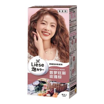 花王莉婕Liese Prettia泡沫染发剂纯植物泡泡染发膏108ml原装进口