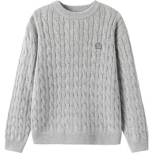 巴拉巴拉儿童针织衫男童女童纯棉毛衣秋冬季新款亲子装宝宝打底衫