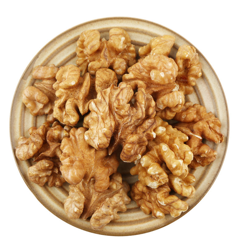 新疆生核桃仁散裝500g新貨原味頭路整片薄皮核桃肉熟堅(jiān)果零食孕婦