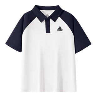 匹克童装男童polo衫t恤夏季儿童短袖2026新款青少年运动上衣帅气
