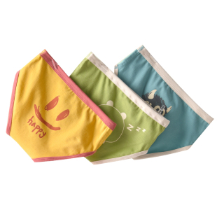 男童内裤纯棉儿童三角裤小童8中大童3岁9宝宝A类全棉短裤不夹屁屁