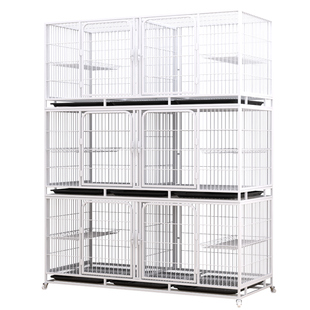 三层猫笼子带隔断子母繁殖笼多层繁育笼宠物店寄养笼家用大号猫笼