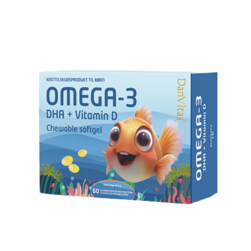DanVitas丹维斯挪威进口儿童鱼油果味omega3【临期27年10月】