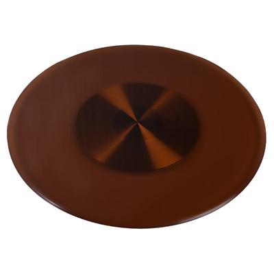 饭店大圆桌茶色玻璃家用转盘