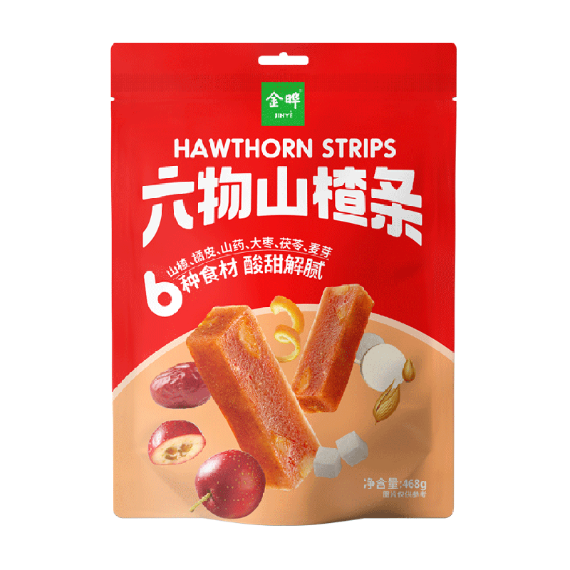 金晔开胃零食六物山楂条
