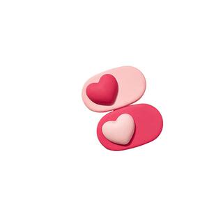 2023网红爆款多巴胺发夹粉色爱心发卡女新款碎发刘海鸭嘴夹子头饰