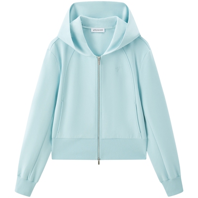 太平鸟截短式卫衣外套香蕉裤