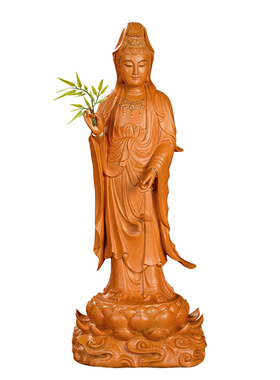 大慈大悲普度众生供养结缘木雕