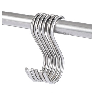 磁不锈钢s型挂钩加厚多功能s勾晒香肠挂腊肉钩子厨房衣柜挂钩