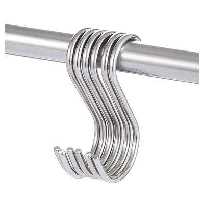 磁不锈钢s型挂钩加厚多功能s勾晒香肠挂腊肉钩子厨房衣柜挂钩