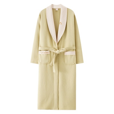 浪莎空气棉睡衣女纯棉保暖睡袍