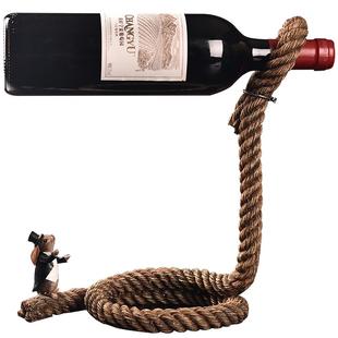 包邮创意红酒架家居简约客厅餐厅电视柜装饰样板房工艺品艺术摆件