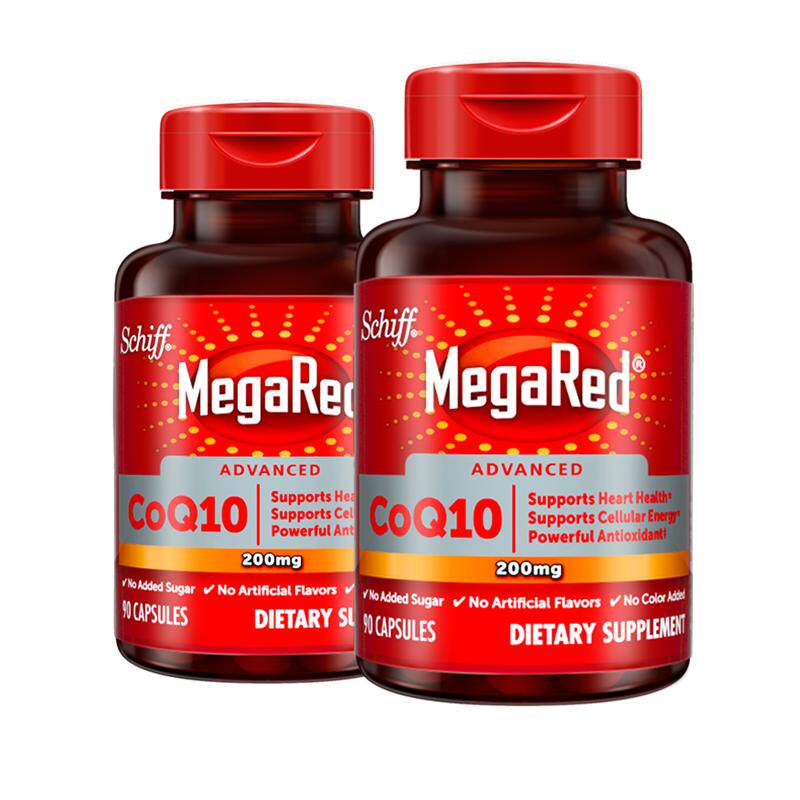【自营】MegaRed脉拓美国进口高含量辅酶q10软胶囊熬夜护心脏2瓶