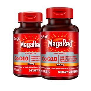 【自营】MegaRed脉拓美国进口高含量辅酶q10软胶囊熬夜护心脏2瓶
