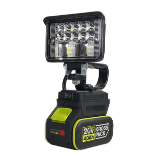 手提款工作灯适用于WORX威克士款锂电池LED应急灯维修灯DIY带USB