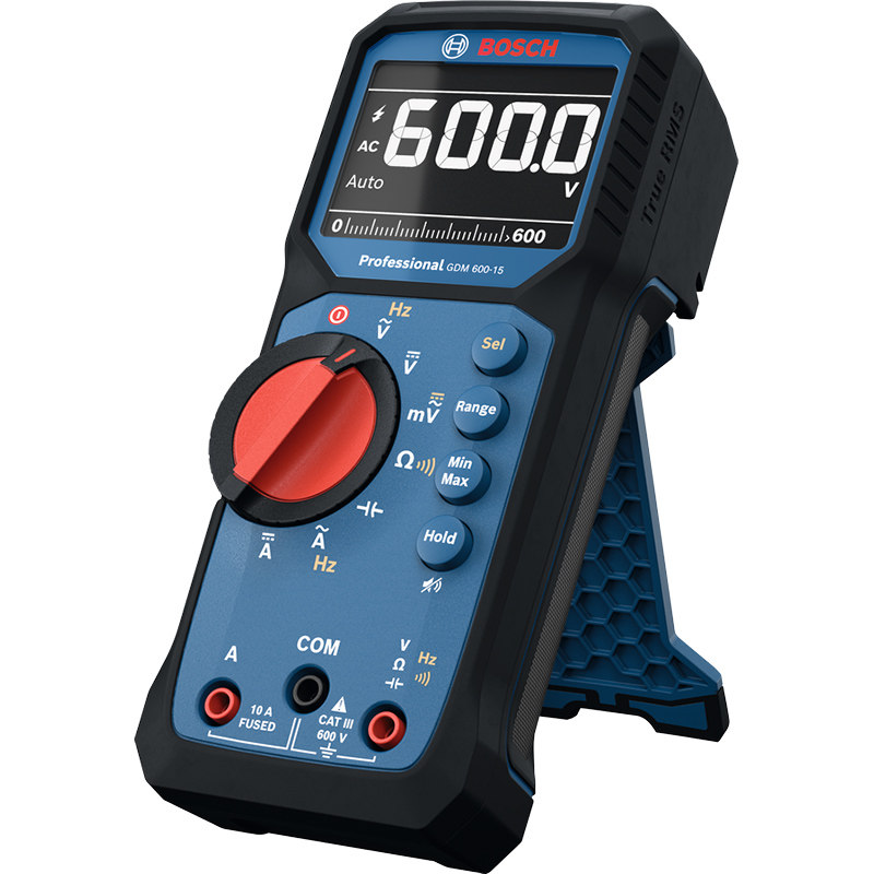 【新品】博世万用表高精度多功能智能防烧电工维修GDM600-15