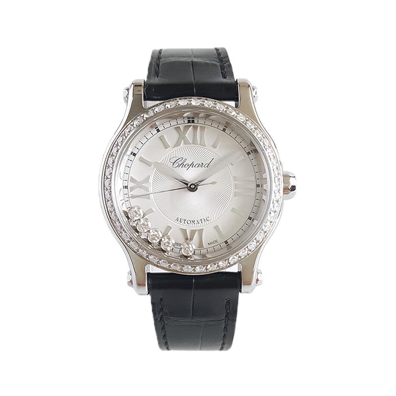 【自营】中古98新Chopard萧邦快乐钻30mm自动机械手表女士278573